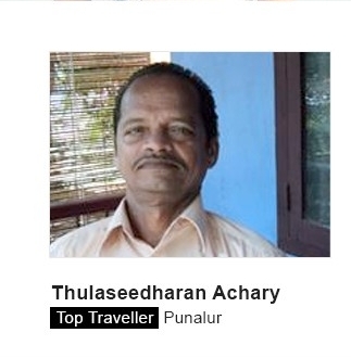 Thulaseedharan Achary, Top Traveller, Punalur