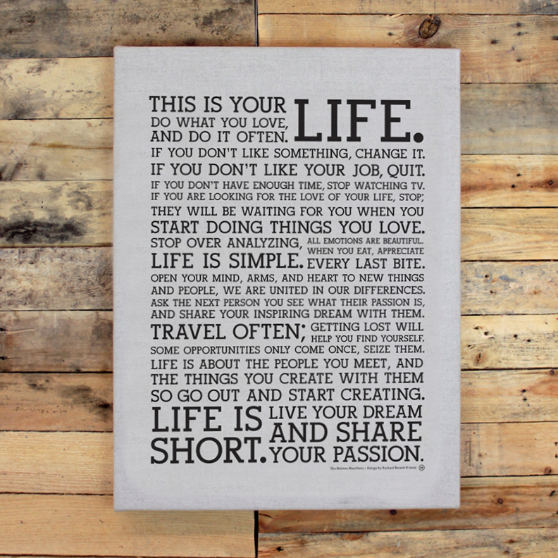 Stretched Canvas Manifesto