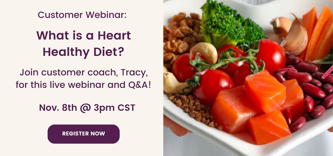 Customer webinar what is a heart healthy diet join customer coach