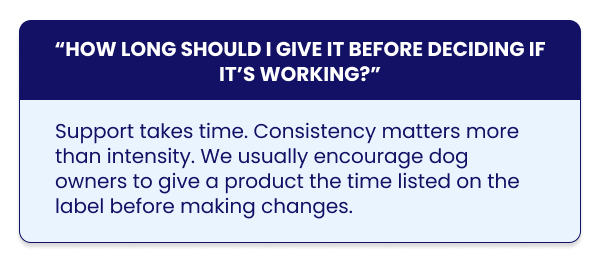 How long should I give it before deciding if it's working?