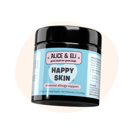 Happy Skin jar for environmental allergies