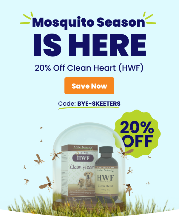 Clean Heart product protected from slying mosquitos and 20% off in green blob