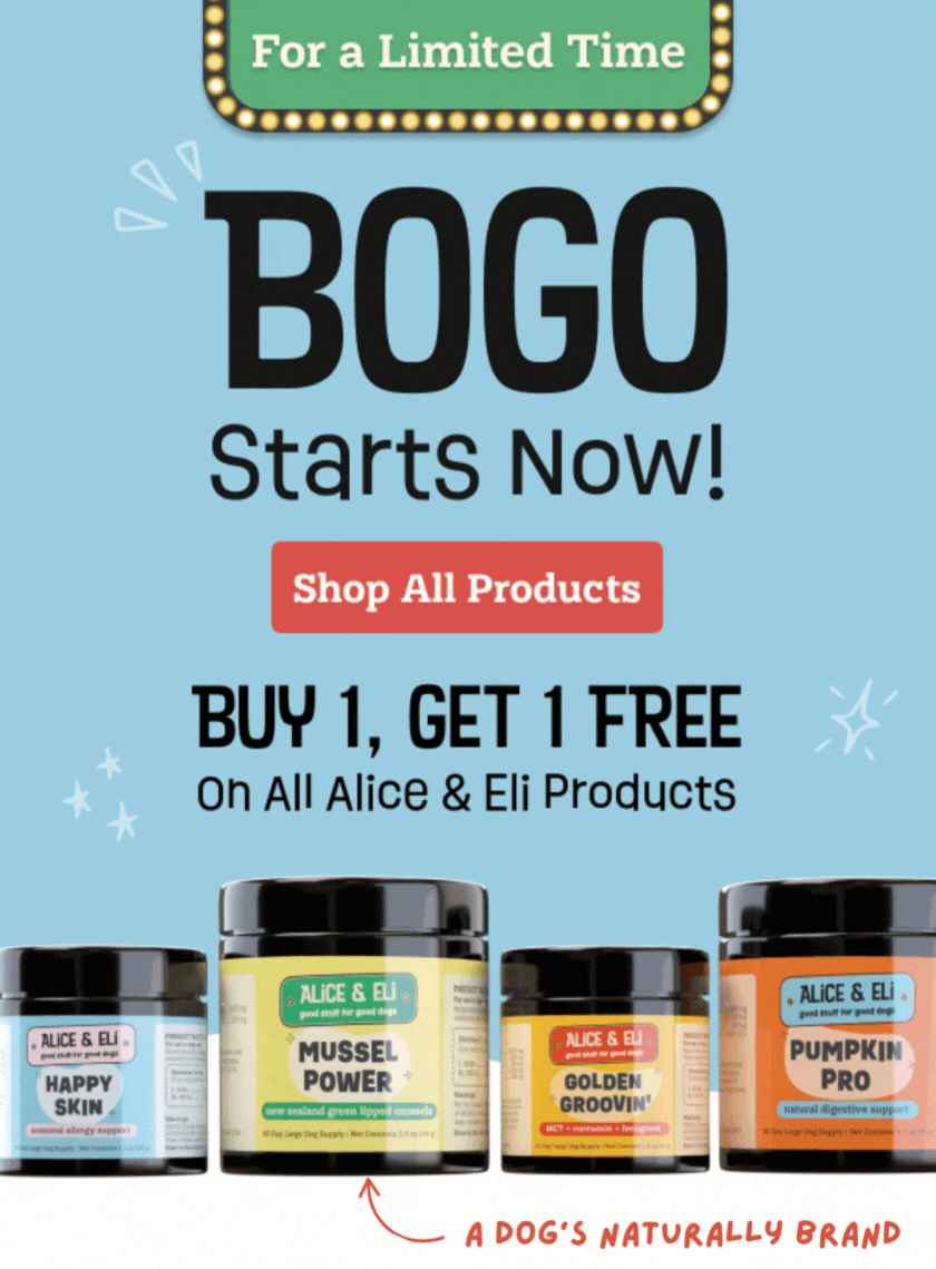 Buy one, get one free on all Alice & Eli Products!