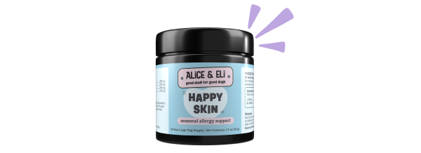 Happy Skin blue jar
