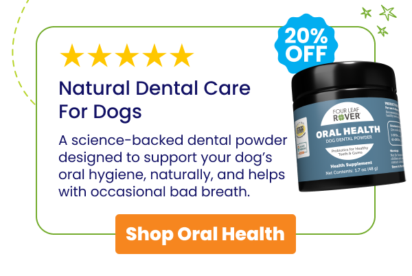 Oral Health - Natural dental care for dogs