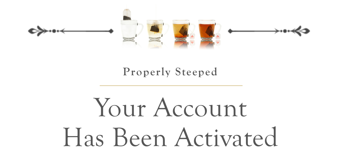 Your account has been activated.