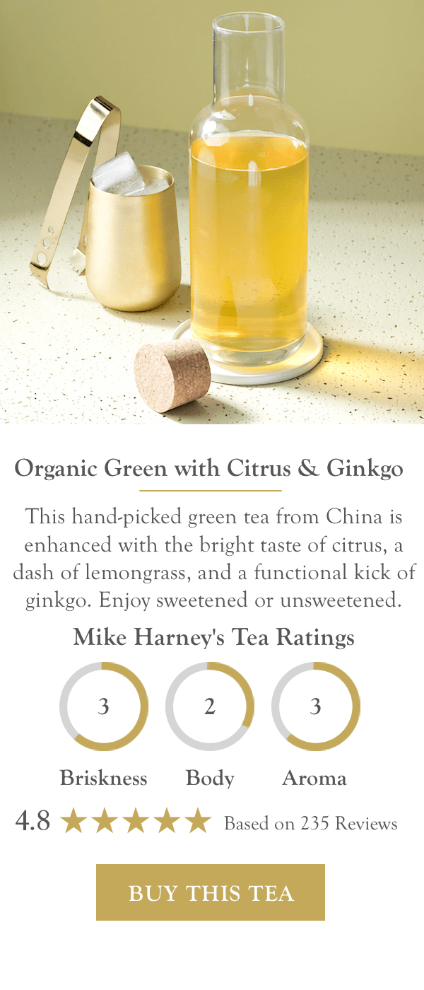 Organic Green with Citrus & Ginkgo Fresh Brew Iced Tea