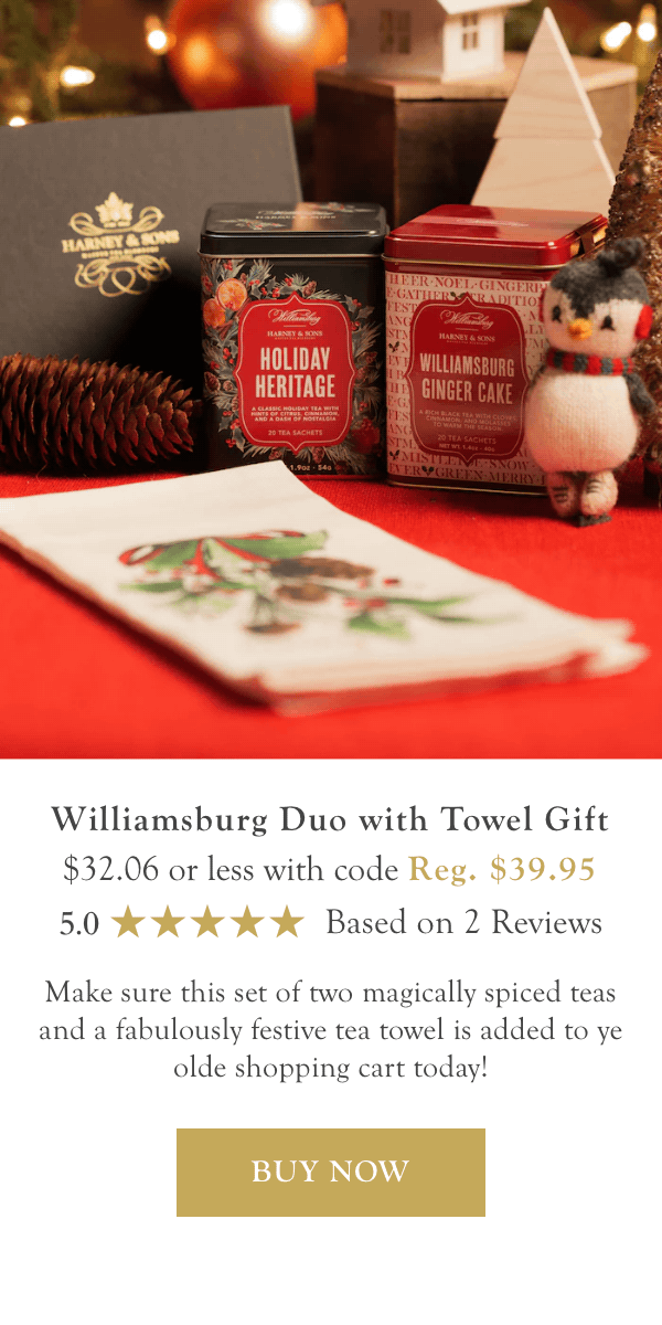 Williamsburg Duo with Towel Gift