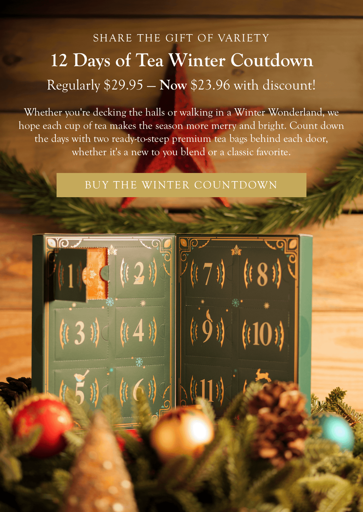 12 Days of Tea Winter Countdown