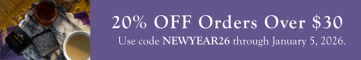 20% OFF $30+ Orders w/Code NEWYEAR26 through 1/5/26