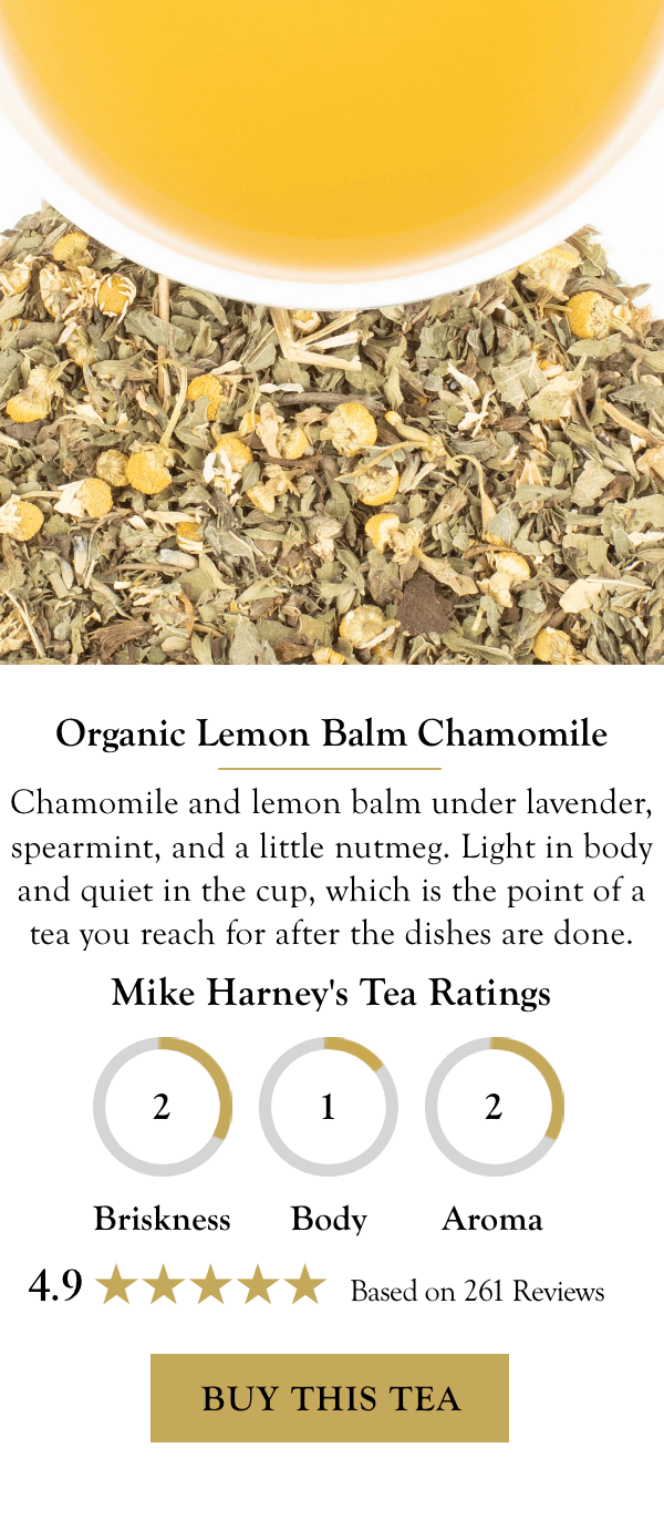 Organic Lemon Balm Chamomile