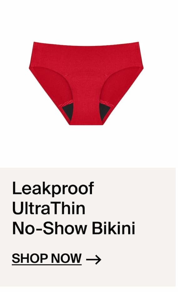 LEakproof ultrathin no-show bikini Shop Now->