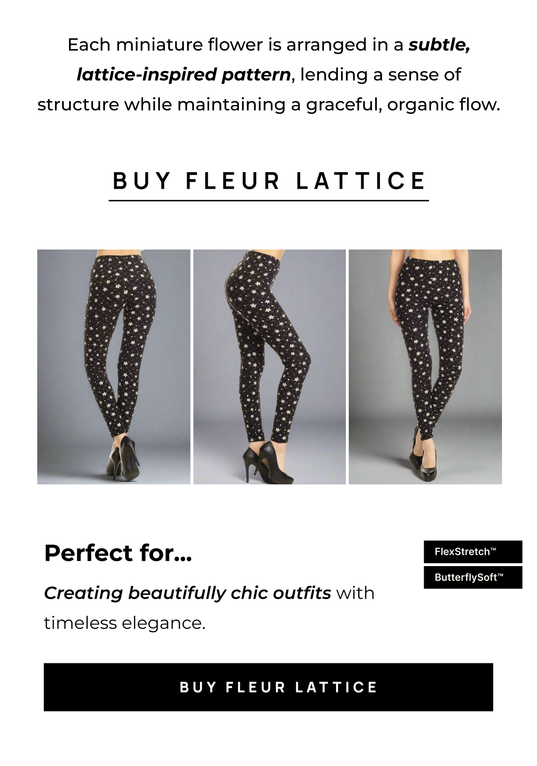 oolala, Fleur Lattice - elegant and timeless