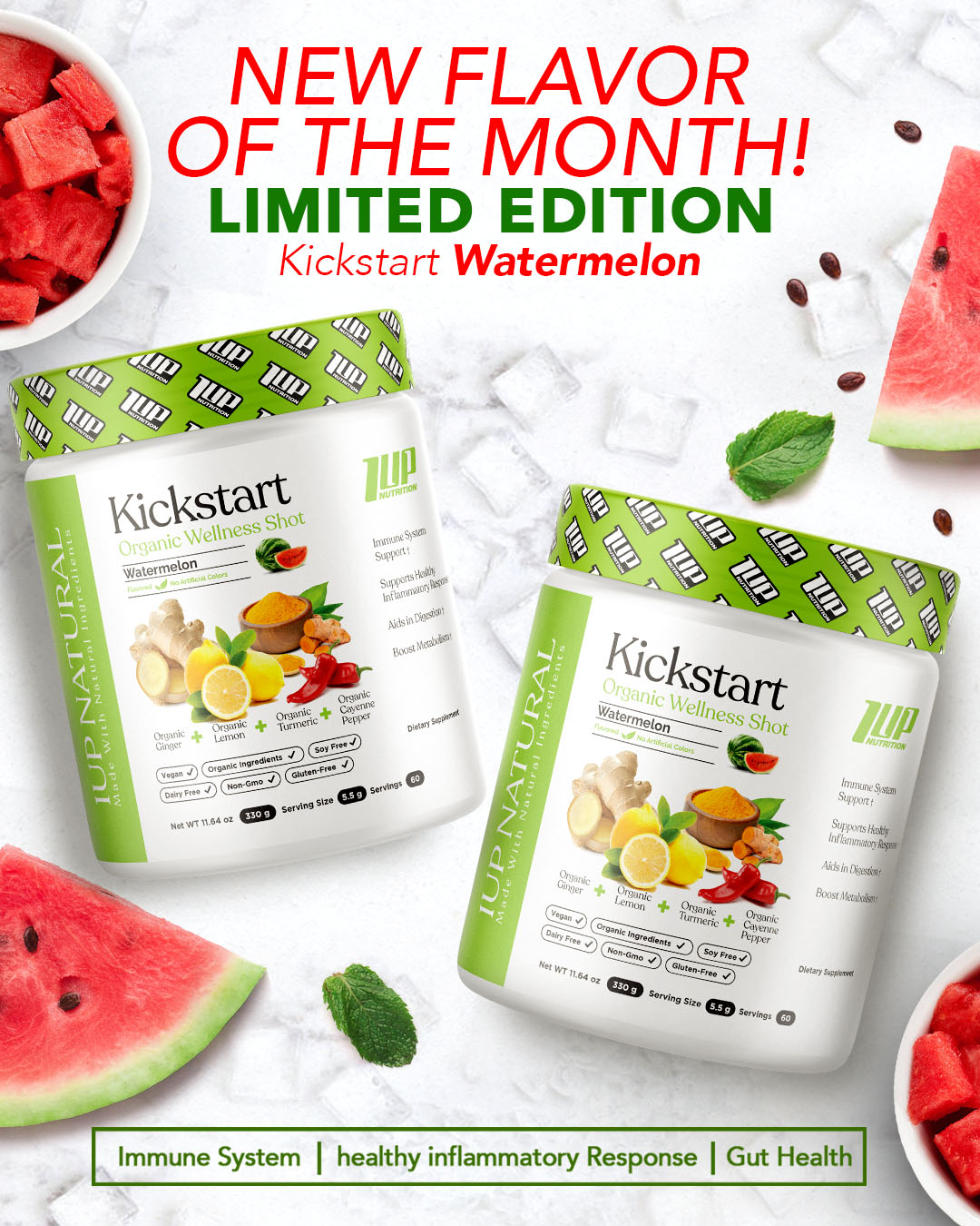 8 New Products Now Available 1UP Nutrition