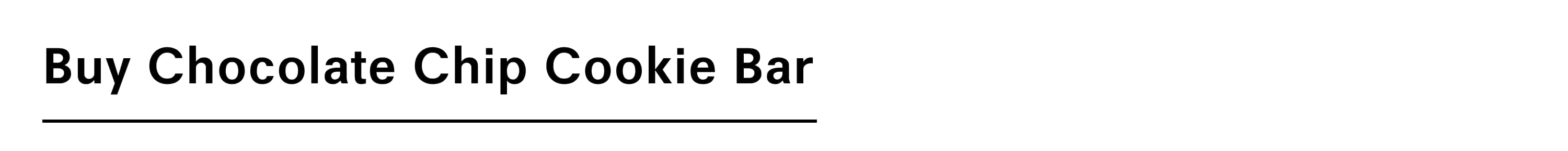 Buy Chocolate Chip Cookie Bar