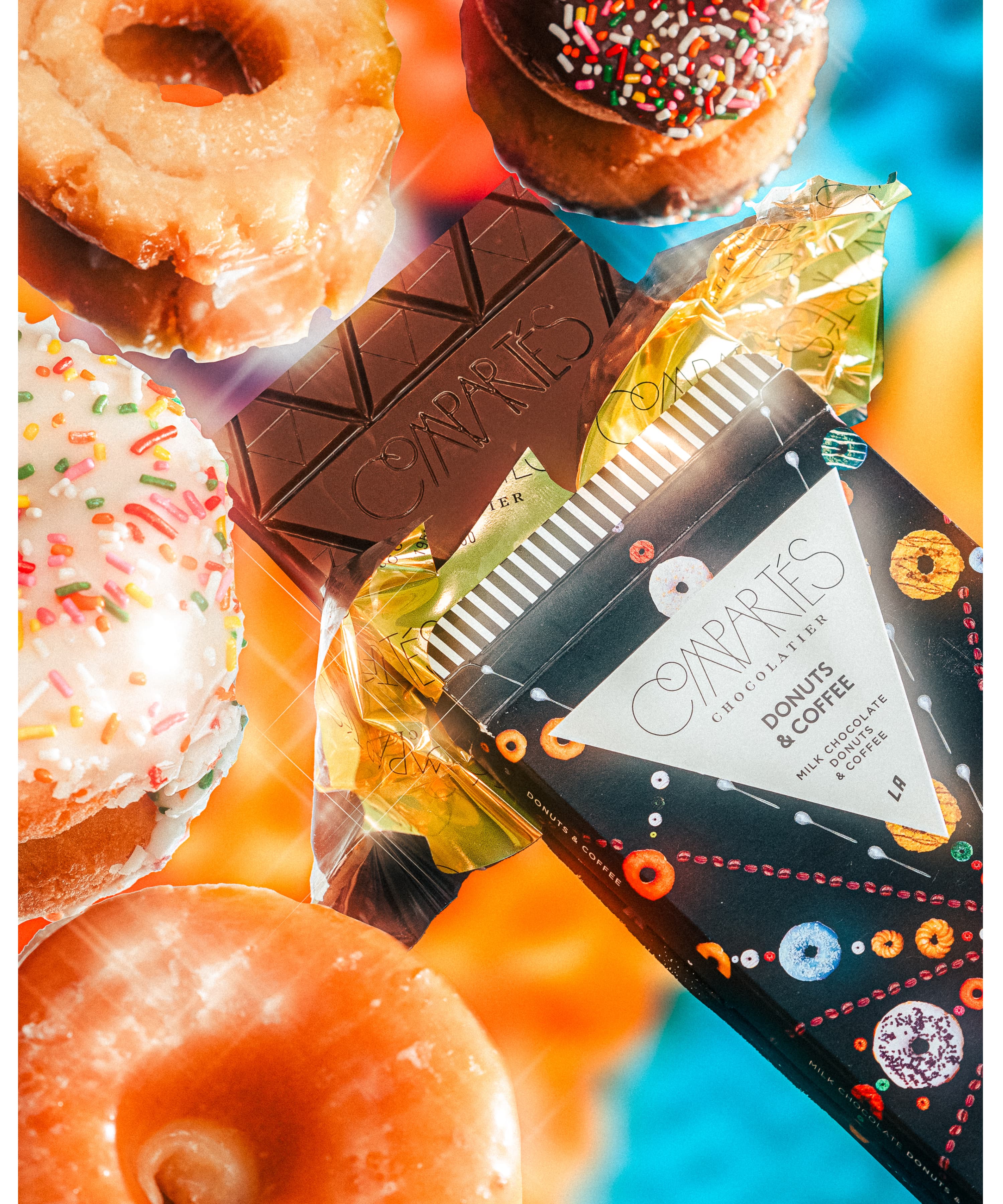 Donuts and Coffee Chocolate Bar