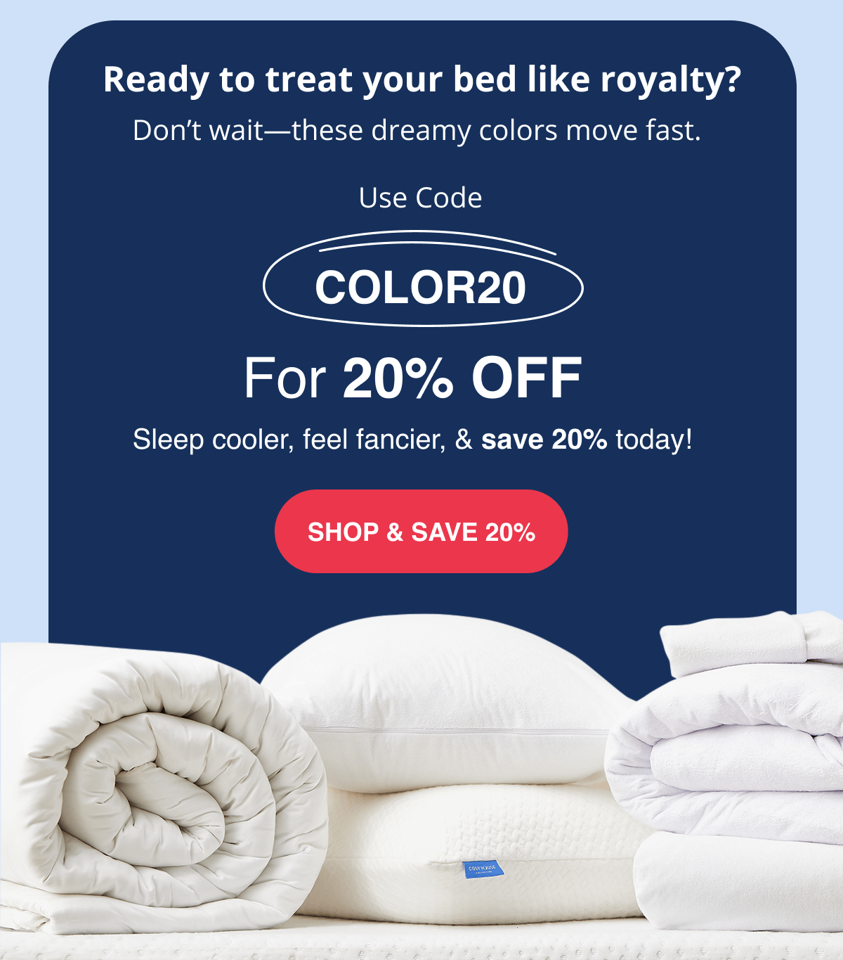 SHOP & SAVE 20%