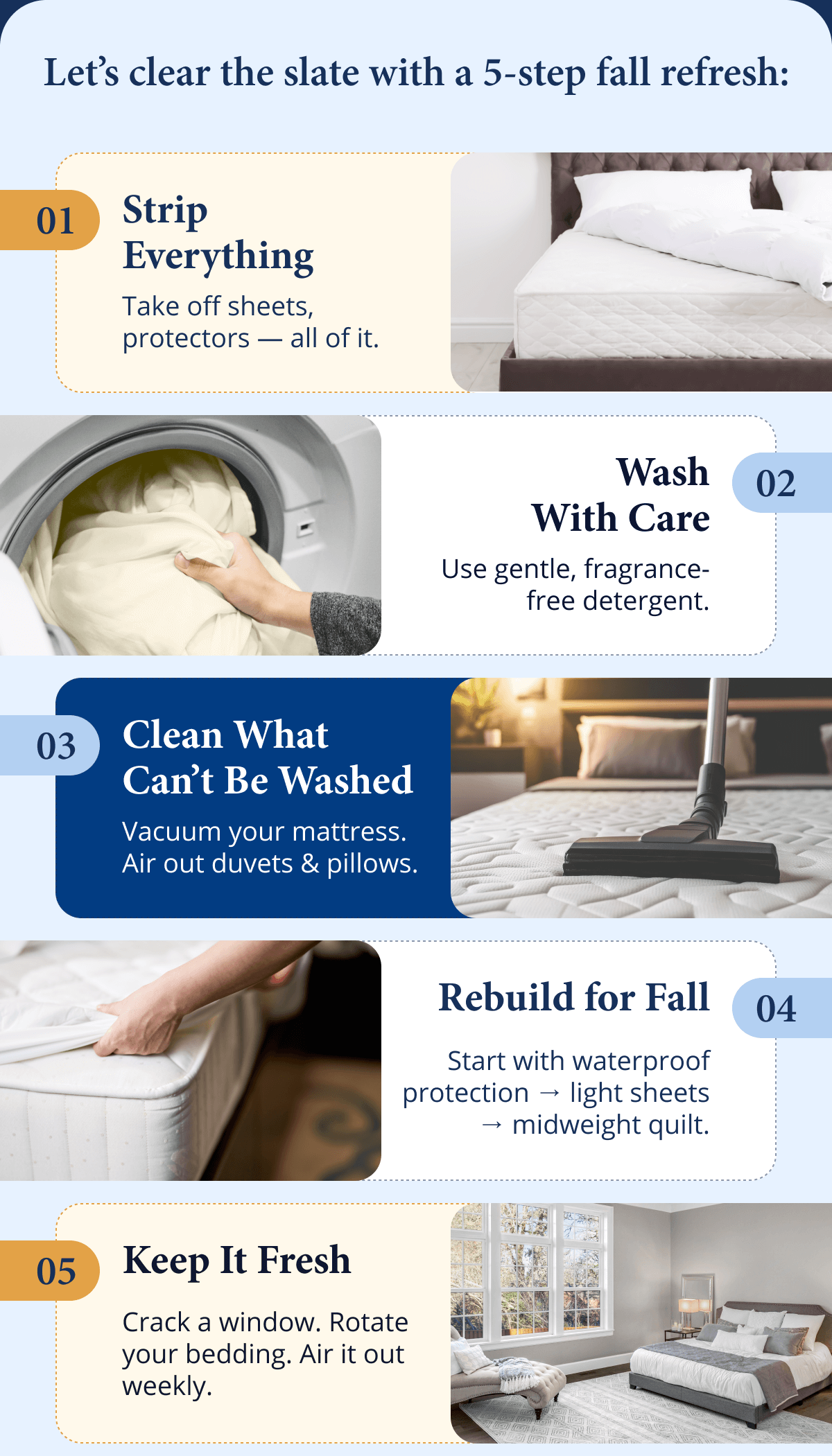 Clear the slate with a 5-step fall refresh