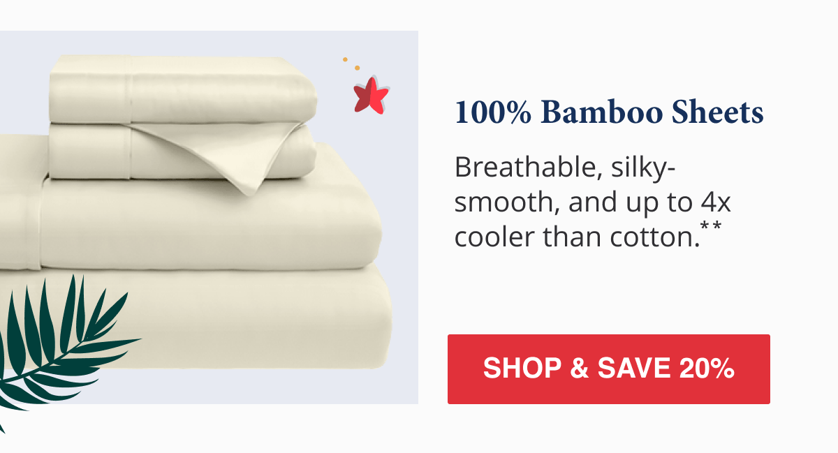 100% Bamboo Sheets 