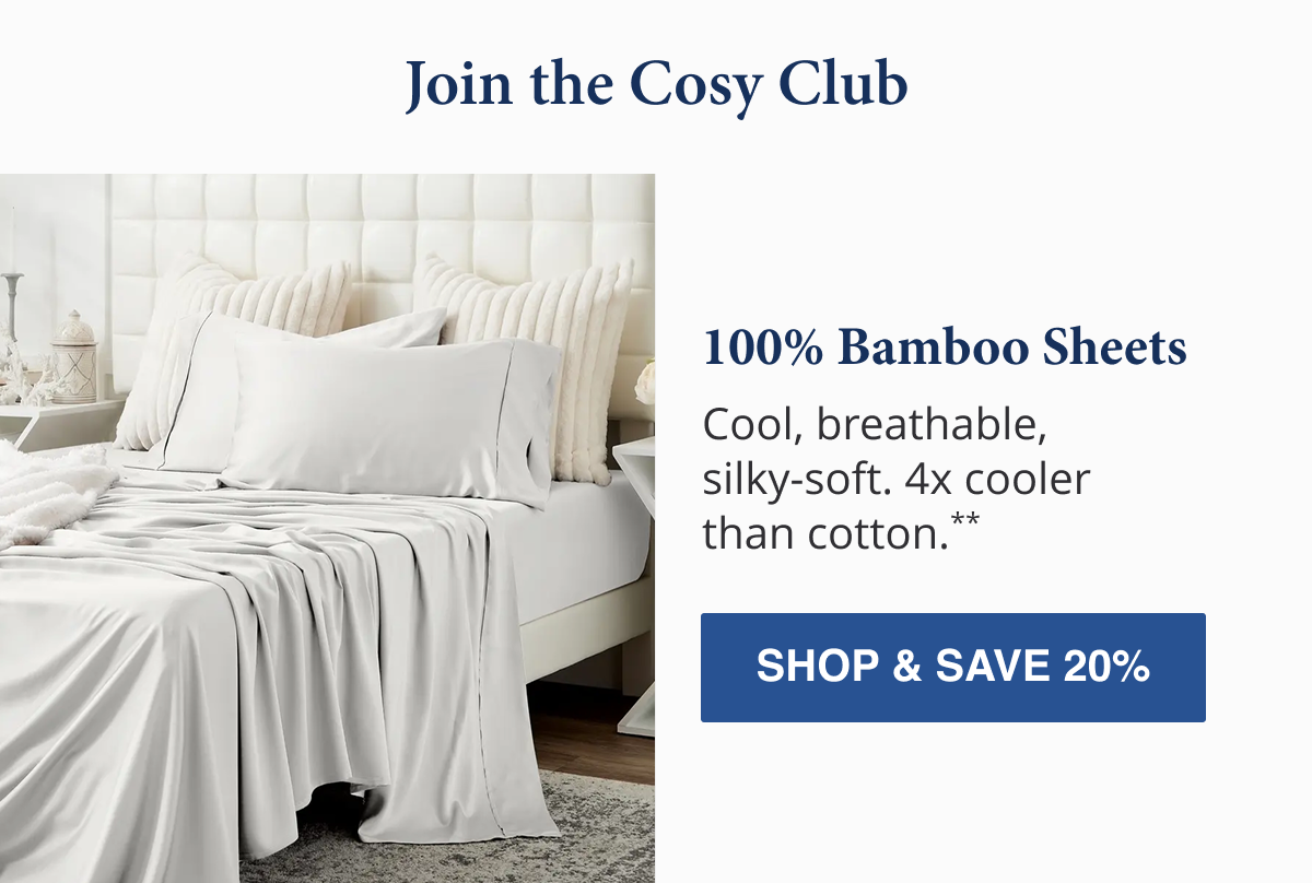 100% Bamboo Sheets