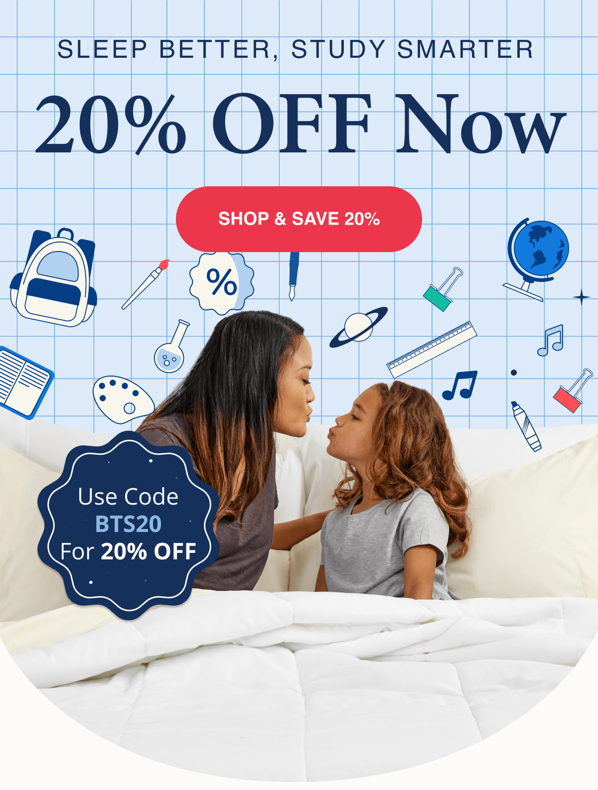 Sleep Better, Study Smarter - 20% OFF Now