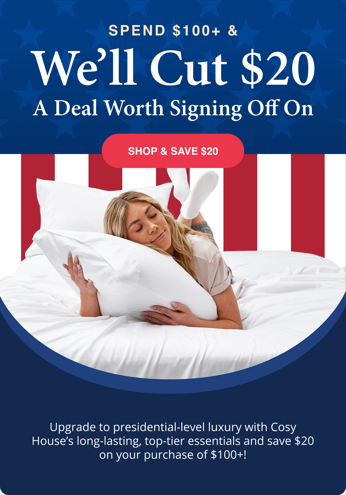 Spend $100+ & we'll cut $20!
