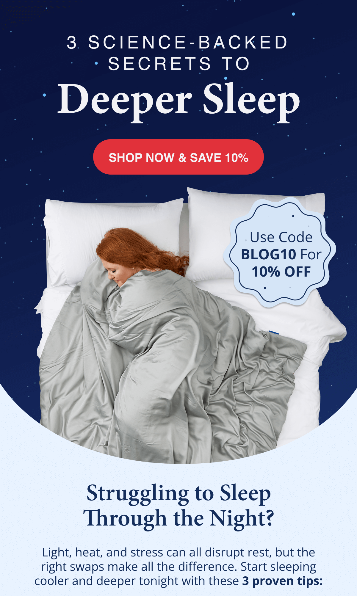 3 science-backed secrets to deeper sleep