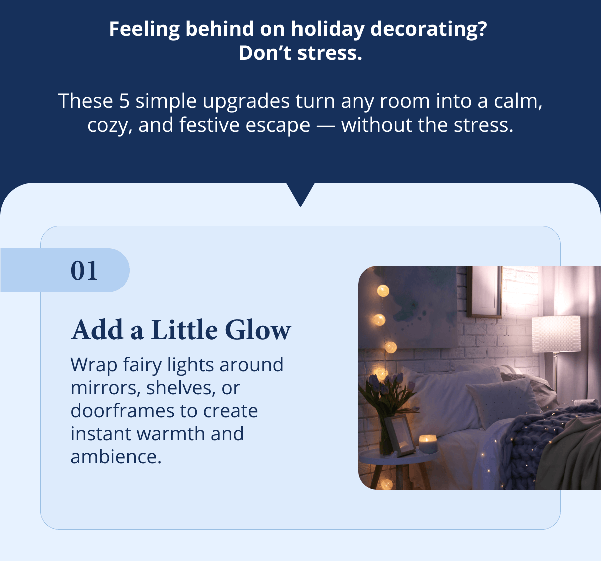 1. Add a little glow