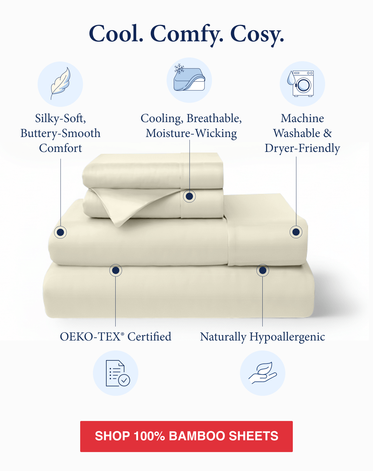 SHOP 100% BAMBOO SHEETS