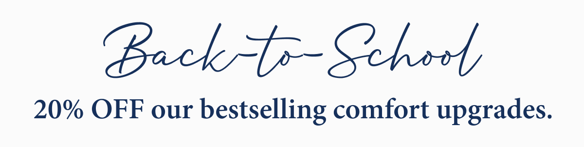 20% OFF Bestselling comfort