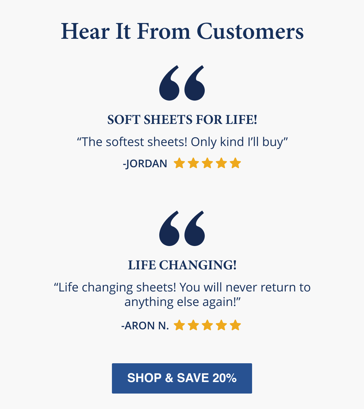 SOFT SHEETS FOR LIFE - Jordan