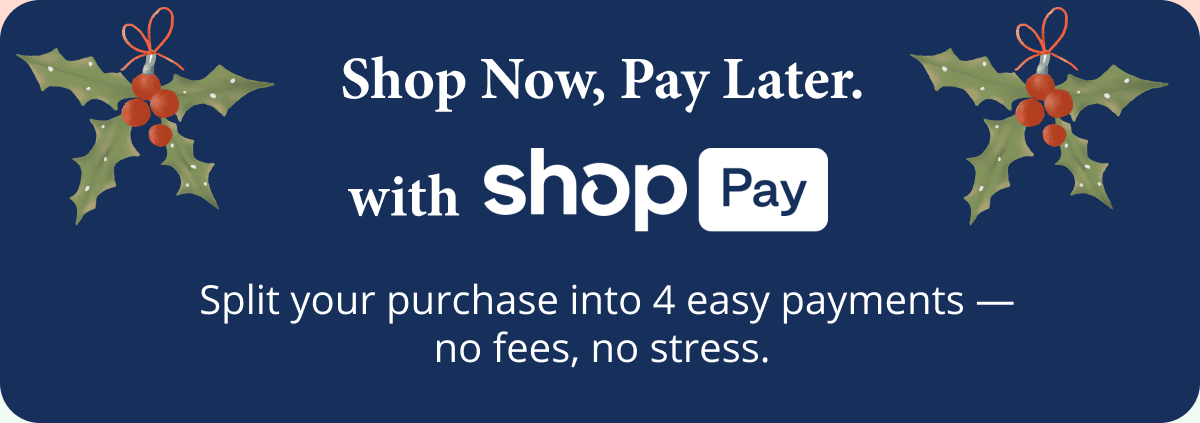 Shop Now, Pay Later with ShopPay