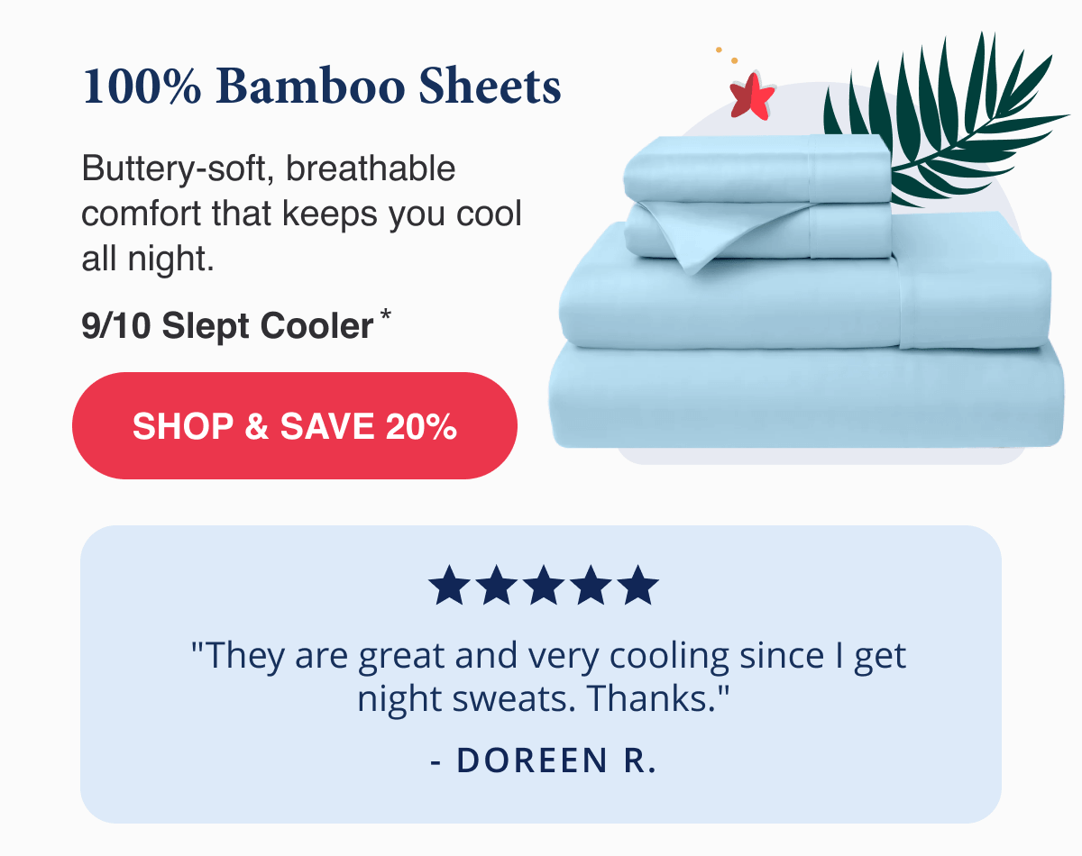 100% Bamboo Sheets