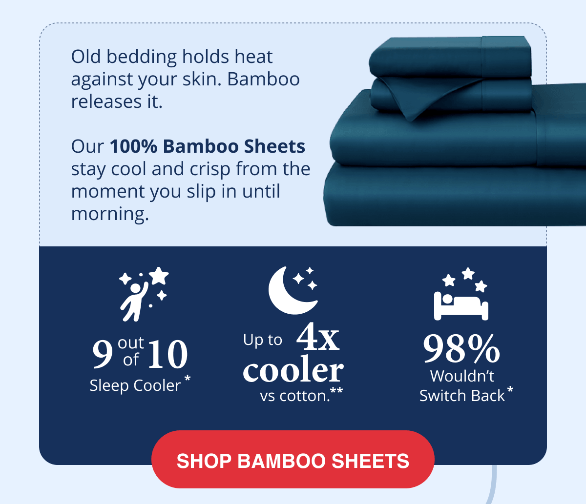 SHOP BAMBOO SHEETS