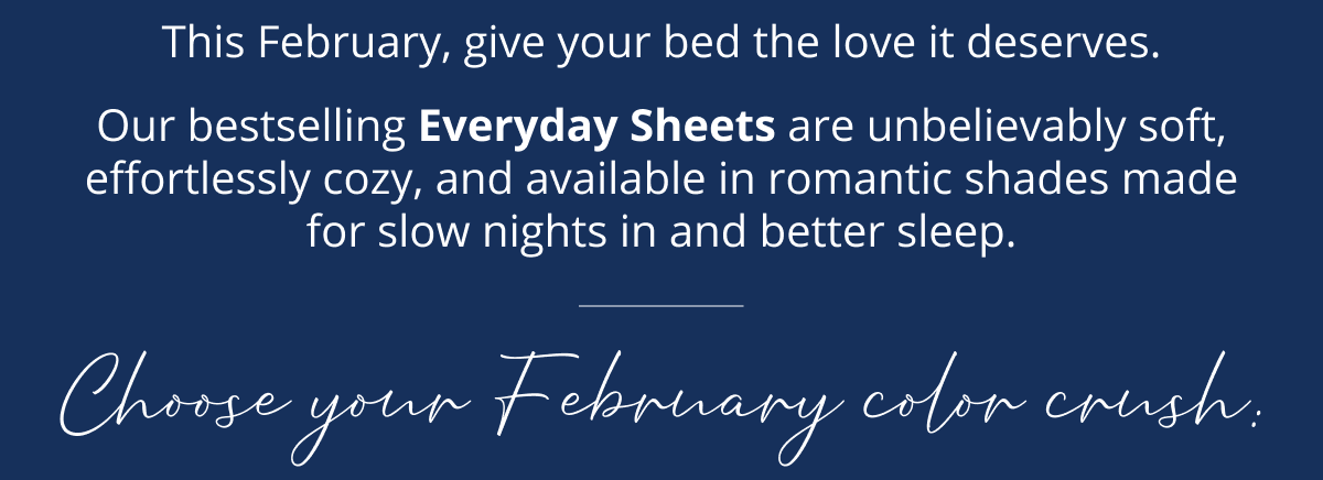 Choose your February color crush