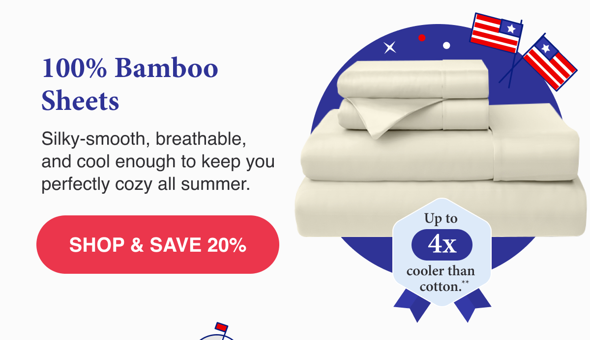 100% Bamboo Sheets