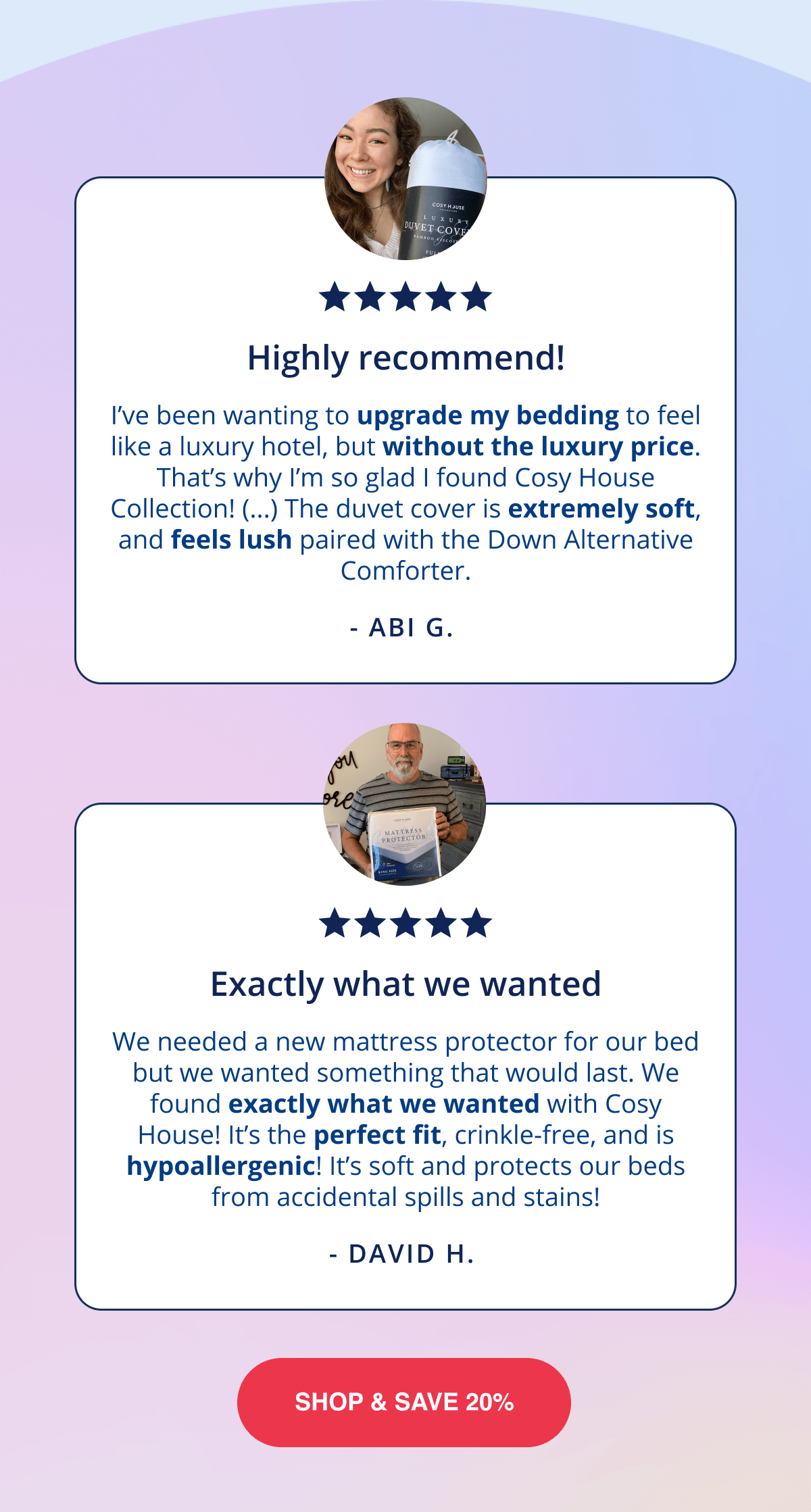 Customer reviews