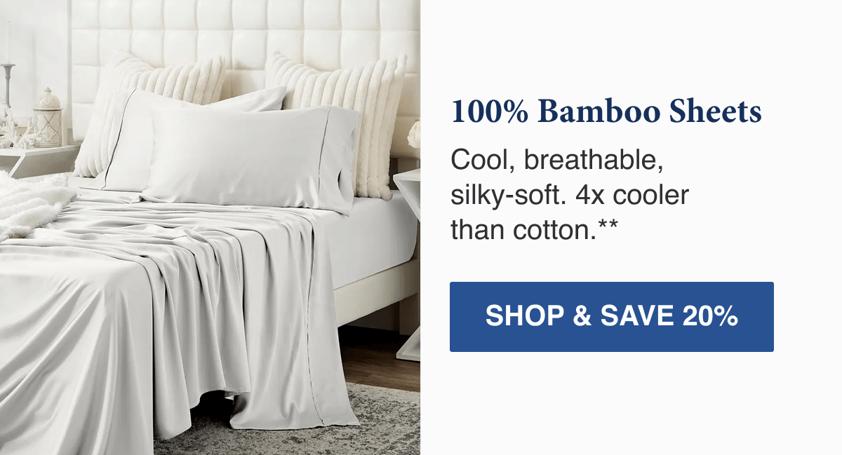 100% Bamboo Sheets