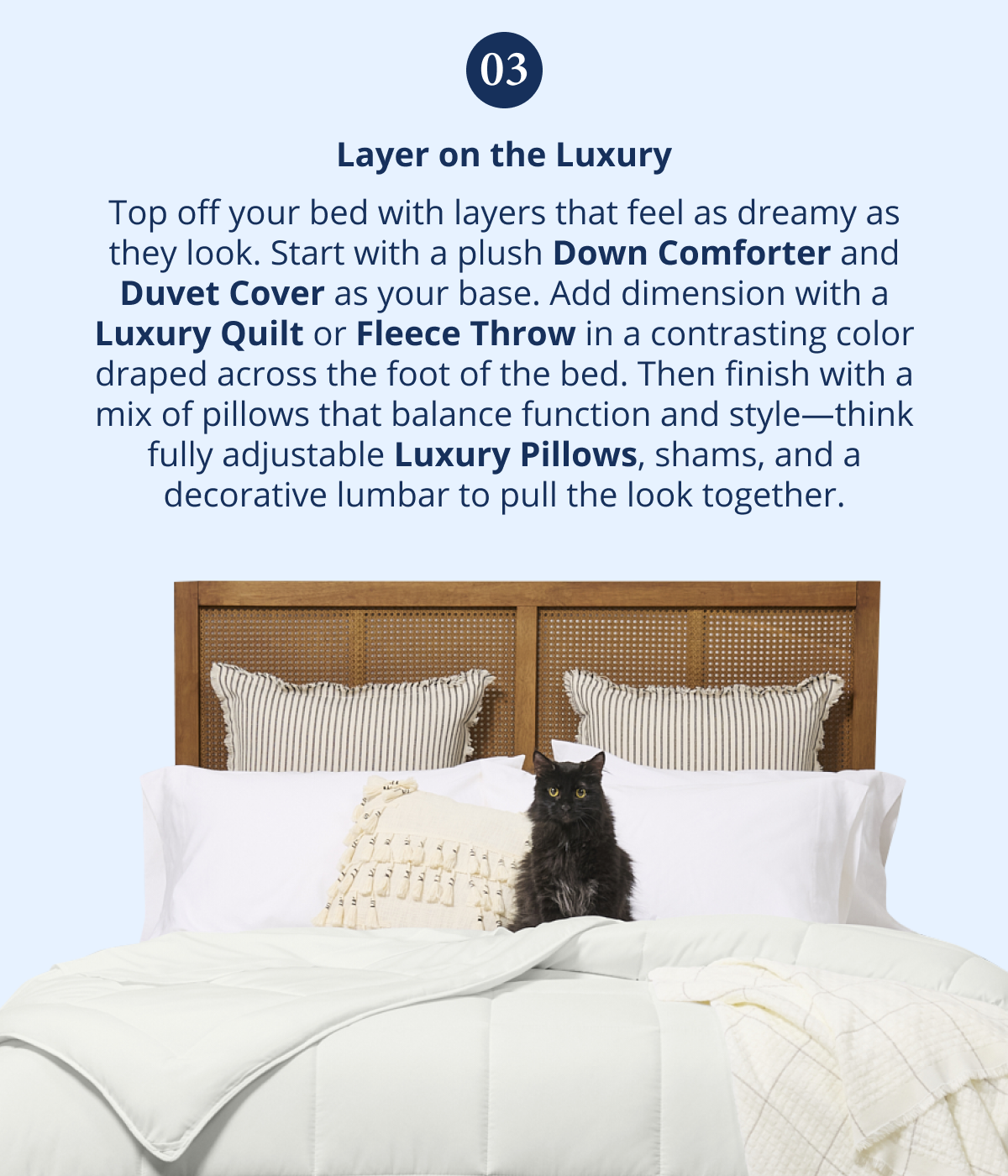 Layer on the luxury