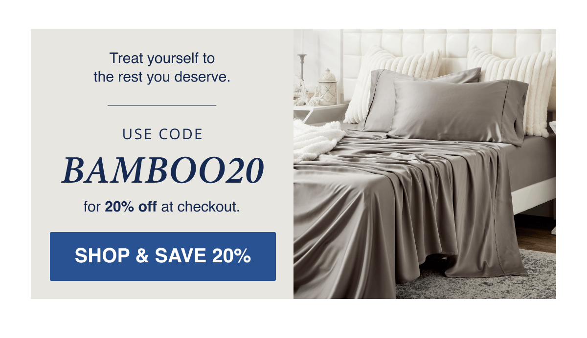 Use code BAMBOO20