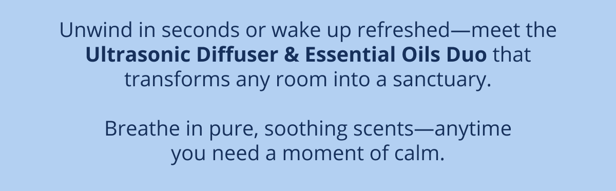 Cosy House Ultrasonic diffuser & essential oils