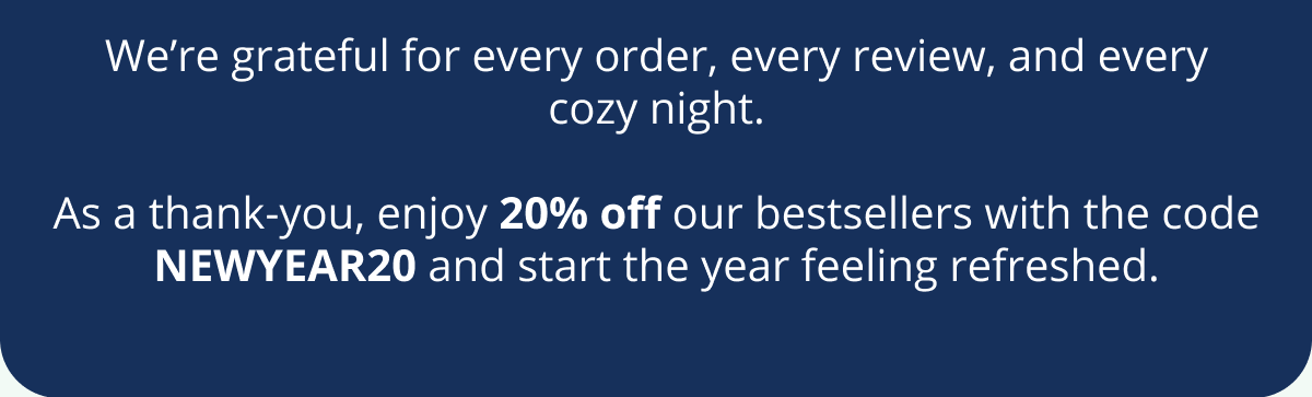 Use code NEWYEAR20 for 20% OFF