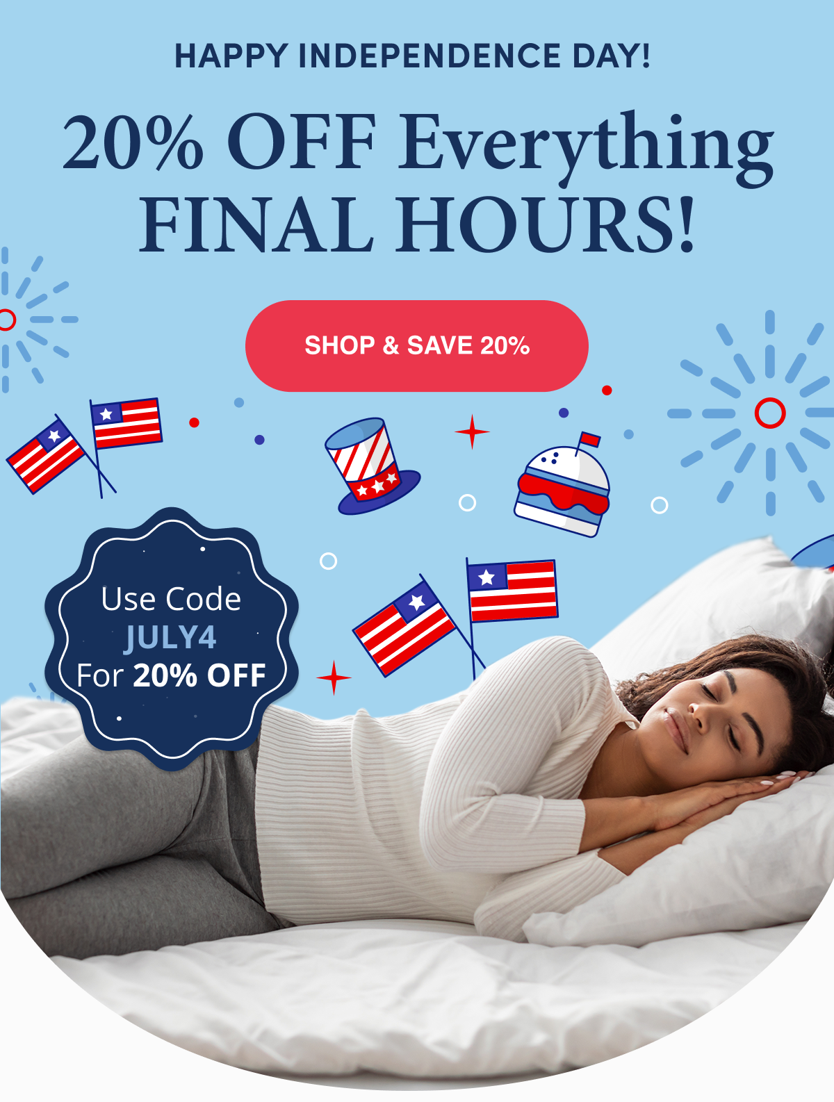 Happy Independence Day! 20% OFF EVERYTHING