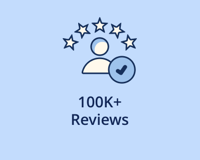 100K+ Reviews
