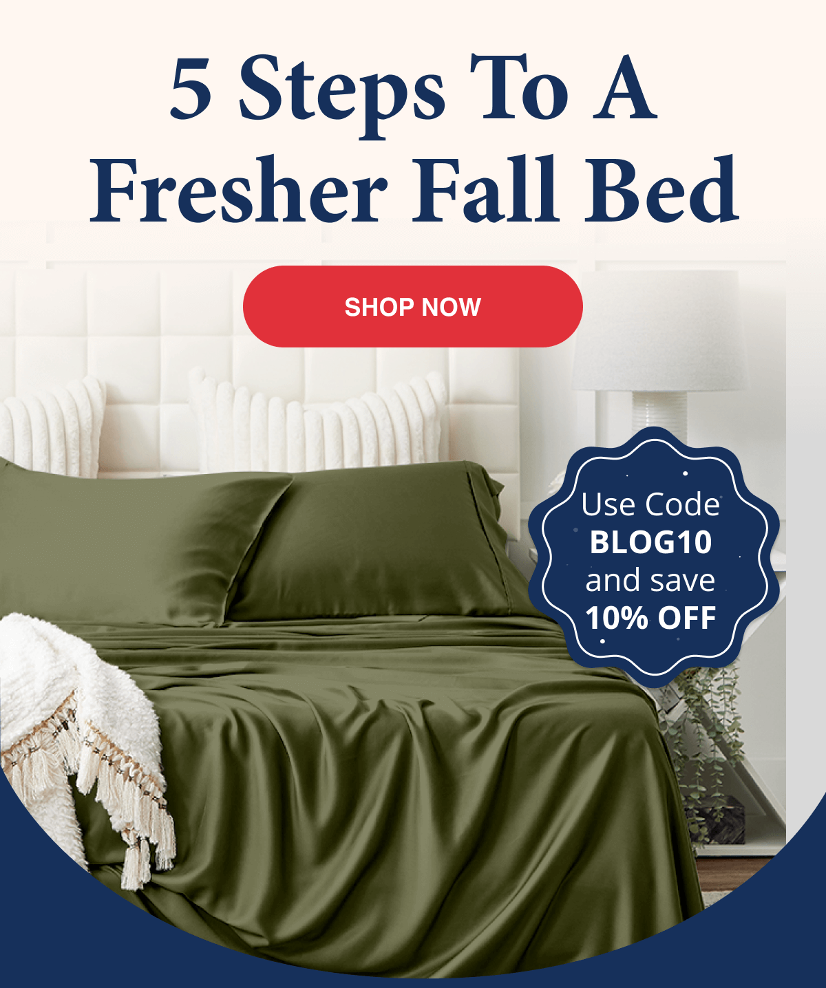 5 steos to a fresher fall bed