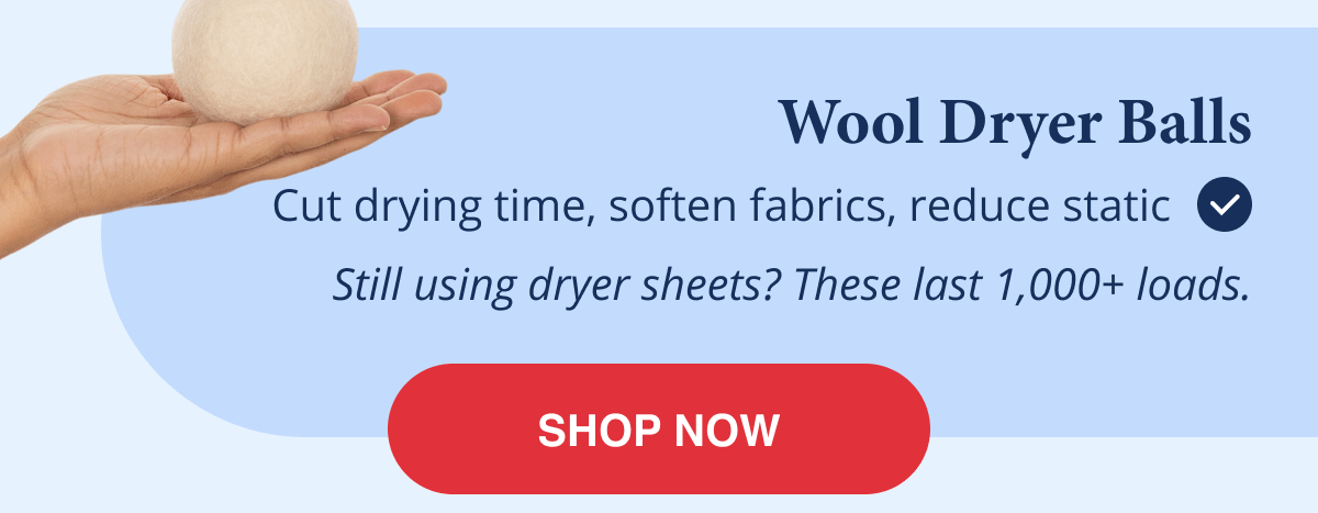 Wool dryer balls