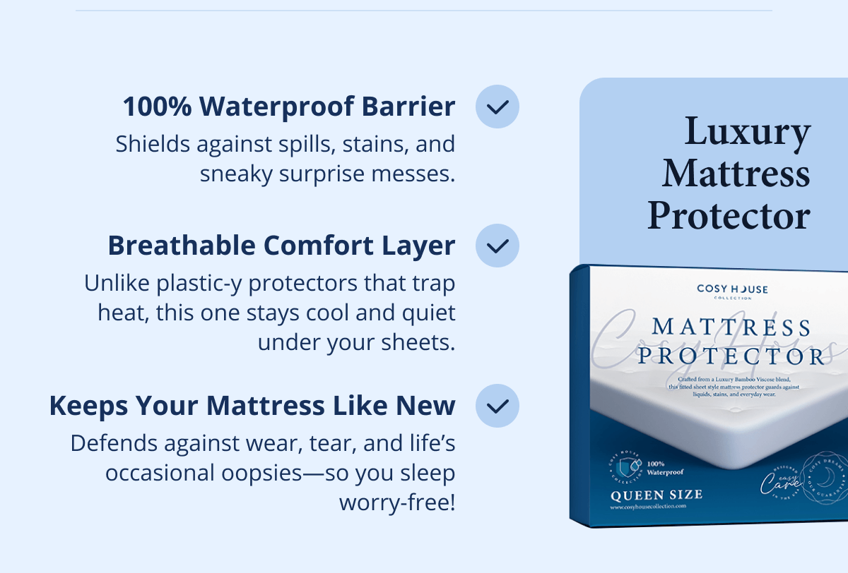 Luxury mattress protector