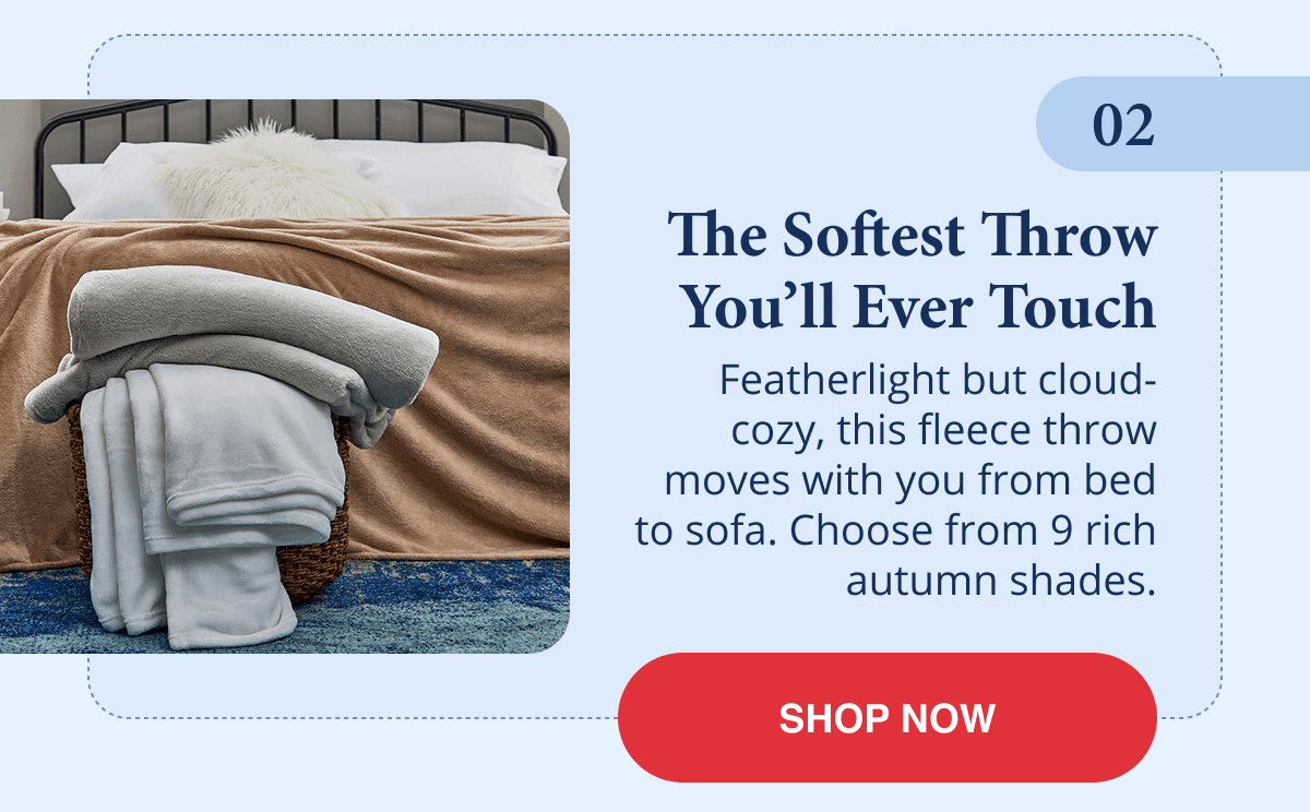 The softest throw you'll ever touch