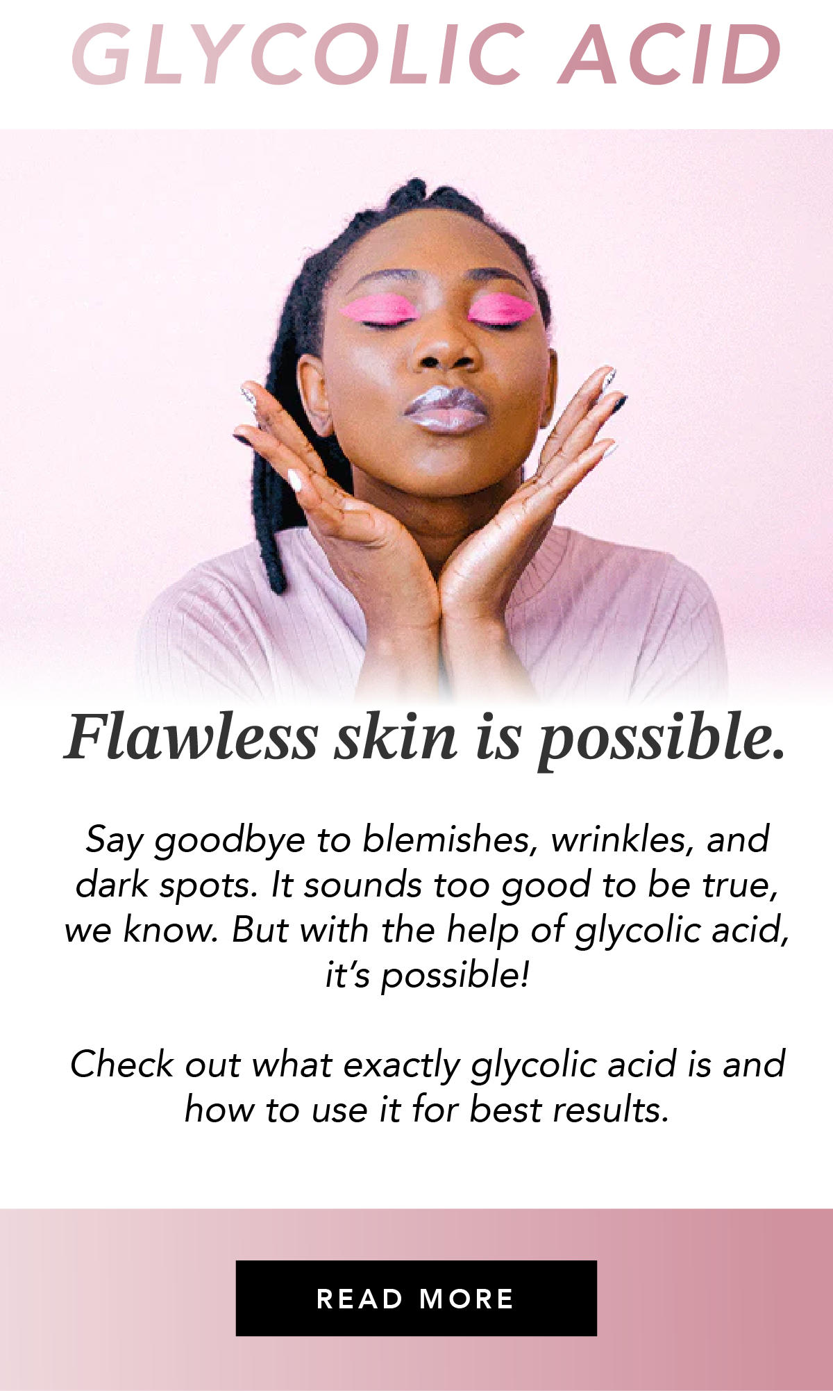 Glycolic Acid is all that and more 🙌 Eight Saints