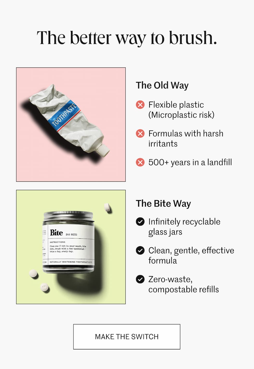 The better way to brush.